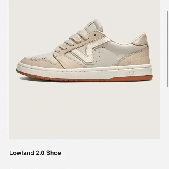 VANS Lowland 2.0 Shoe in Marshmallow, Women’s 8 NEW - Picture 7 of 7